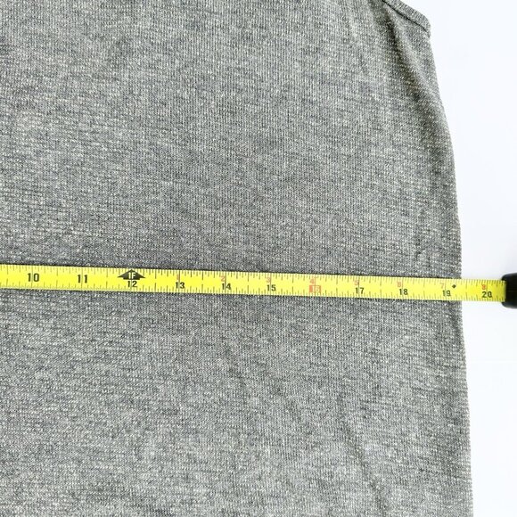 H.I.P. Top Women's Size Large Sleeveless Grey & Gold Metallic Top - Picture 12 of 13